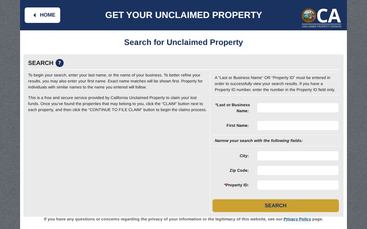Los Banos city directory unclaimed property city and ZIP search