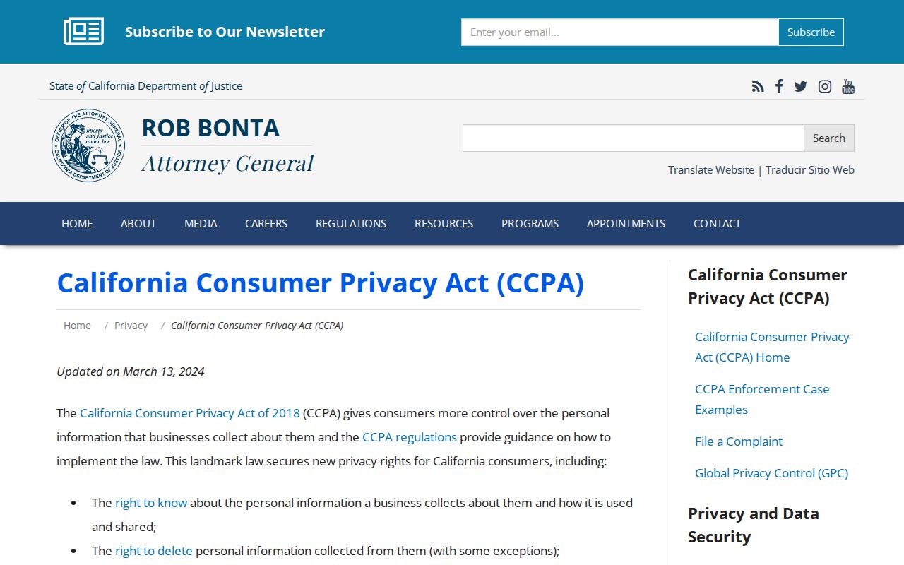Los Banos residents directory California privacy and data broker guidance