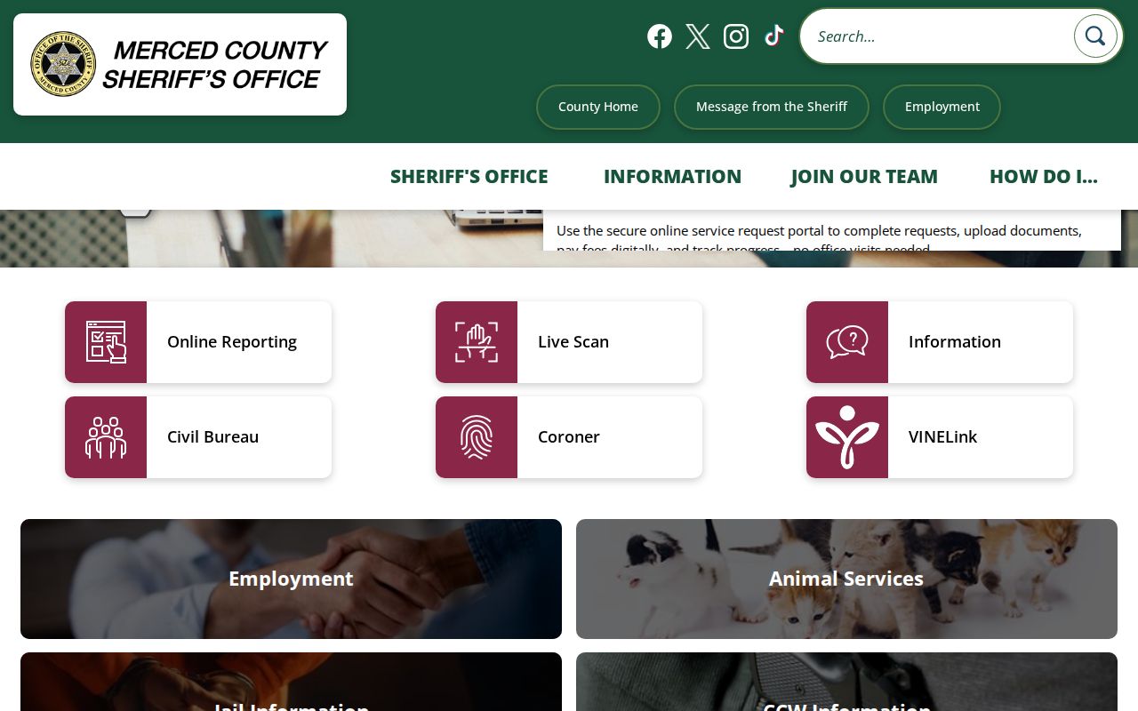 Los Banos residents directory Merced County Sheriff records and corrections