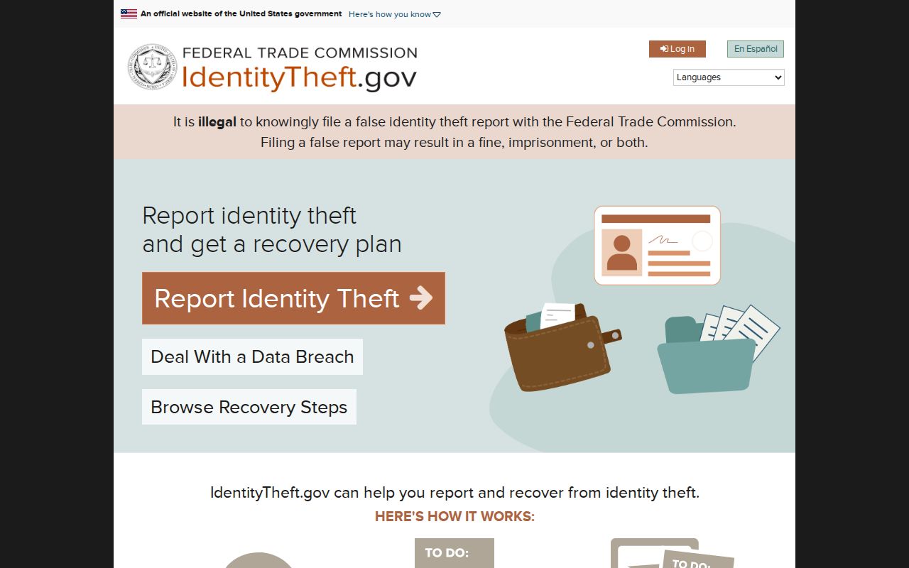 Los Banos neighbors IdentityTheft.gov recovery guidance